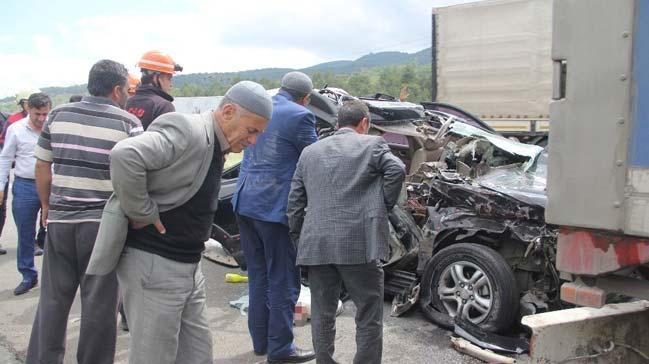 Bolu'da trafik kazas: 1 l, 21 yaral