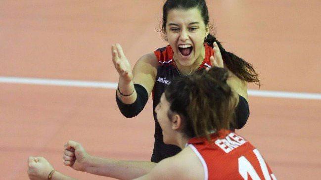 18 Ya Alt Kzlar Dnya Voleybol ampiyonas'nda Trkiye, Japonya'y 3-1 malup etti