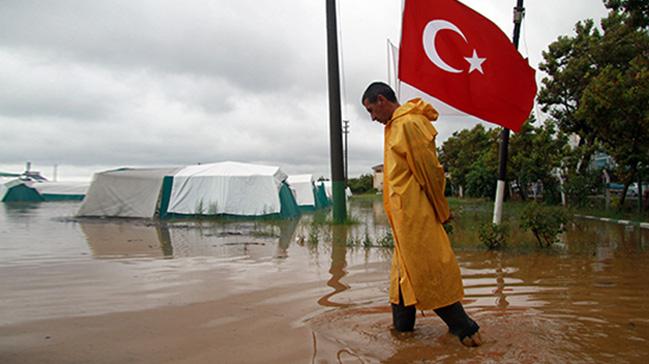 Bursann Karacabey ilesi sular altnda