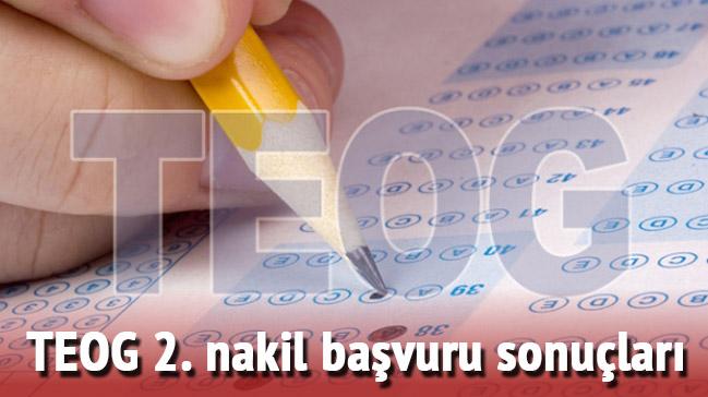 TEOG 2. nakil bavuru sonular ne zaman aklanacak" 