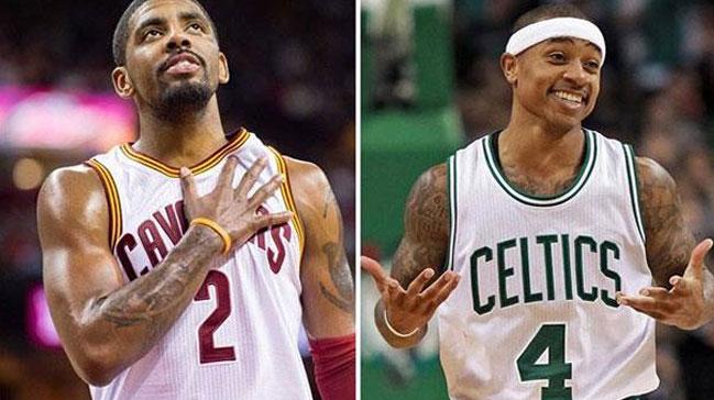 Kyrie Irving takasla Boston Celtics'e gitti