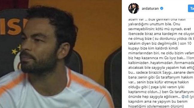 Arda Turan'dan fla Seluk nan aklamas: Bak kardeim konu ben deilim