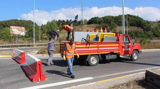 1 aydr kapal olan TEMin Bolu geiinin stanbul yn ald