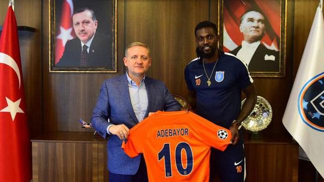 Baakehir Adebayor'la 2 yllk szleme yeniledi