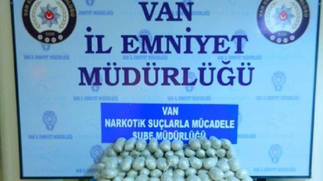 Van'da 101 kilo eroin ele geirildi