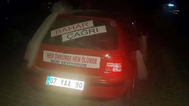 Gelin arabas ss verilmi otomobilden uyuturucu kt