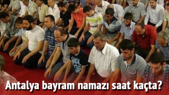 2017 Antalya Kurban Bayram namaz saati