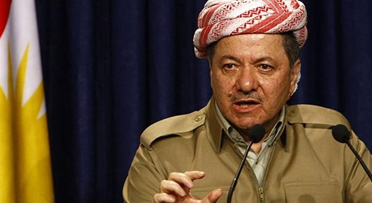 IKBY Bakan Barzani'den fla referandum aklamas