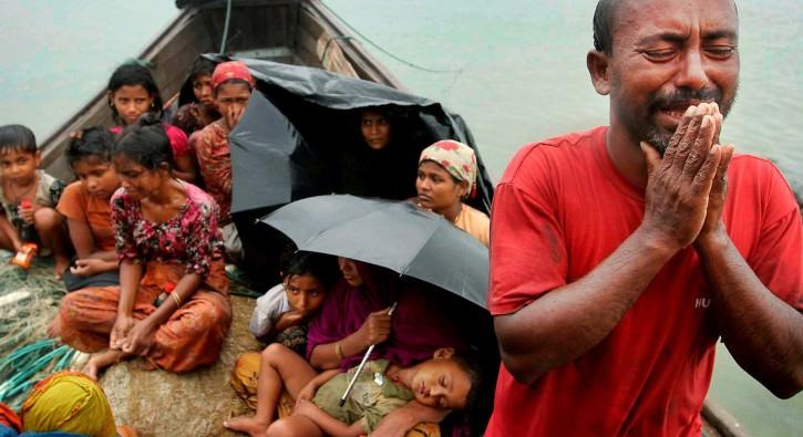 nsan Haklar zleme rgt uydu grntleri zerinden Arakan'da 10 byk yangn tespitinde bulundu