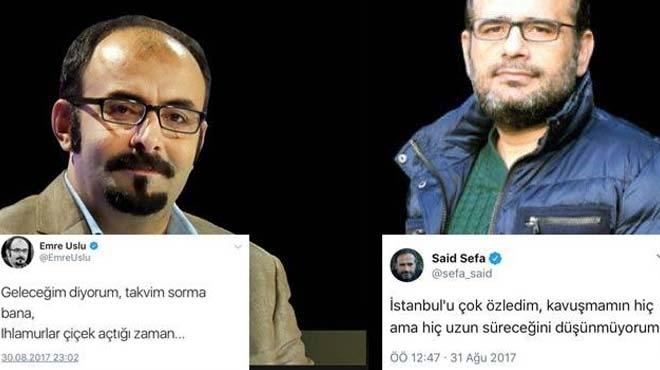 FET'c hainler Said Sefa ve Emre Uslu'dan 'yine dneceiz' tehdidi