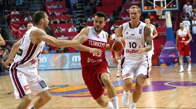 2017 Avrupa Basketbol ampiyonas'nda Trkiye Letonya'ya 89-79 malup oldu