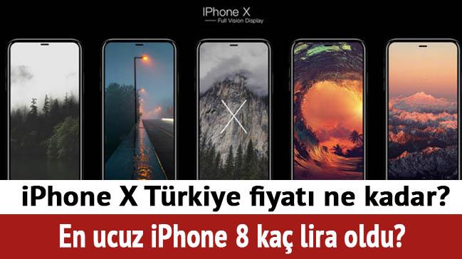 En ucuz iPhone 8 ka lira oldu" iPhone X Trkiye k tarihi fiyat ne kadar"