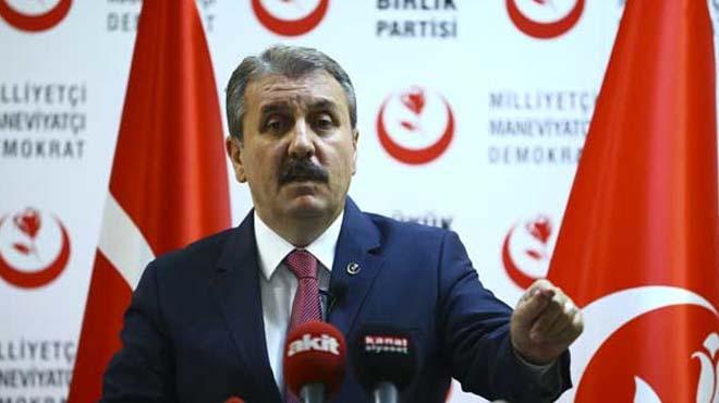 BBP Genel Bakan Destici: AB ve ABD, Trkiye'yi keye sktrmak istiyor