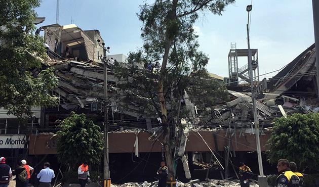 Meksika'daki iddetli depremde l says artt