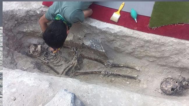 Nevehir'de yaklak 800 yllk mezar bulundu