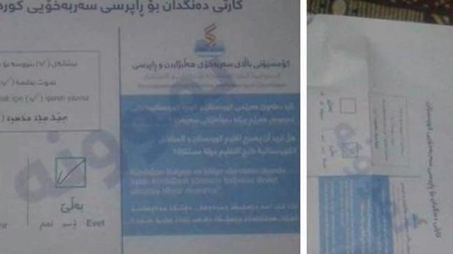 Barzani'nin referandum hilesi ortaya kt