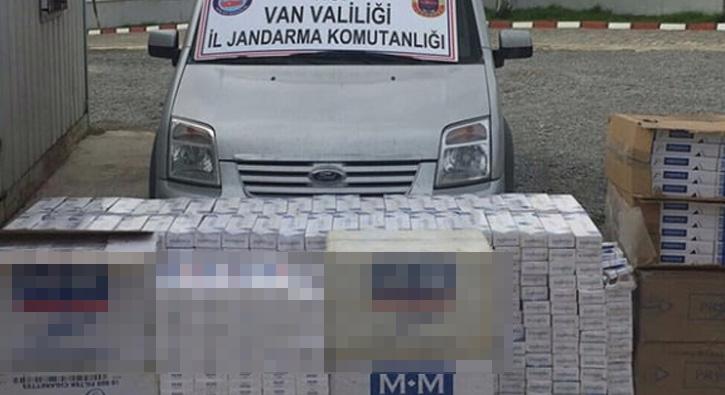 Van'da 11 bin 60 paket kaak sigara ele geirildi