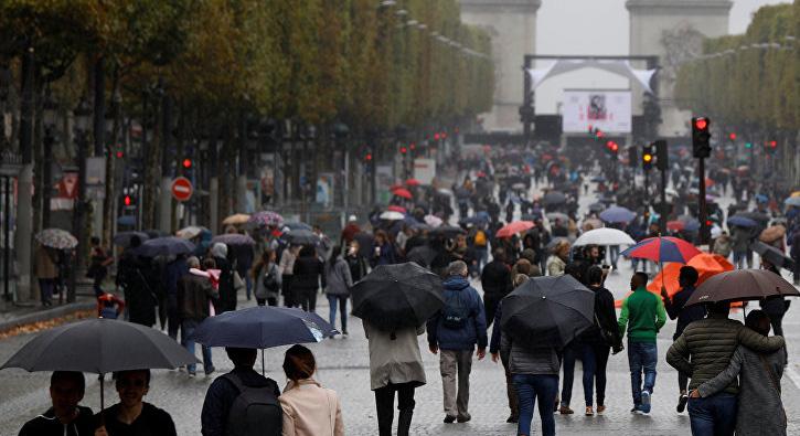 Paris kent merkezinin tamam ara trafiine kapatld