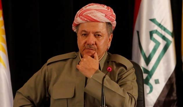 Barzani szde referandum sonras Kerkk'te toplant yapt