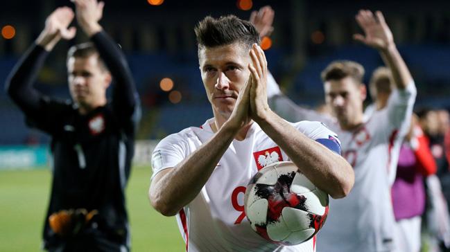 Robert Lewandowski'nin hat-trick yapp tarihe getii mata Polonya Ermenistan' 6-1 yendi