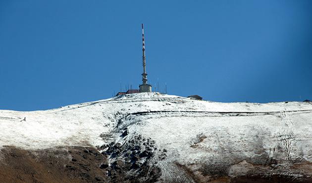 Erzurumda yksek kesimlere kar yad, hava buz kesti