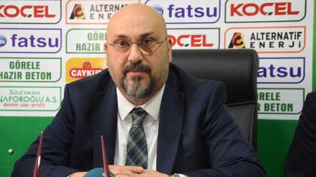 Giresunspor Kulb Bakan Bozba: Herkesin konutuu bir kulp haline geldik