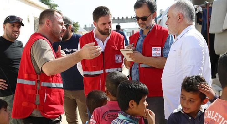 Trk Kzlay Genel Bakan Knk, Suriye'nin dlib kentinde incelemelerde bulundu