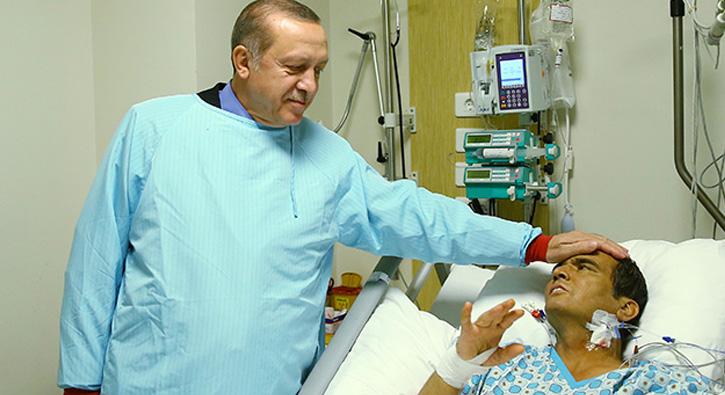 Cumhurbakan Erdoan, Sleymanolu'nu ziyaret etti