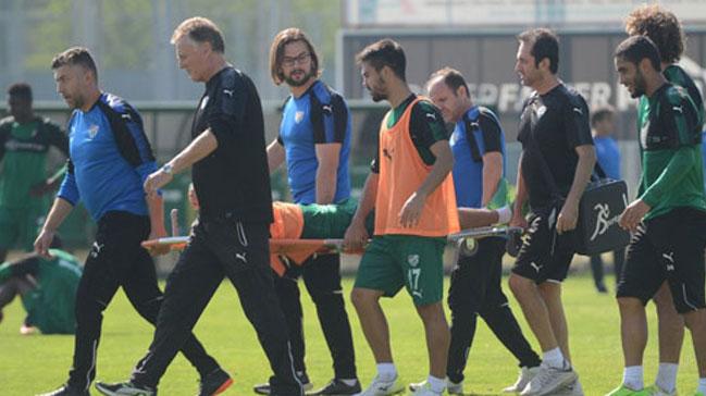 Bursaspor'da Sercan Yldrm da sakatland