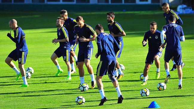 Fenerbahe, iki grup halinde topla ataa kma almas yapt