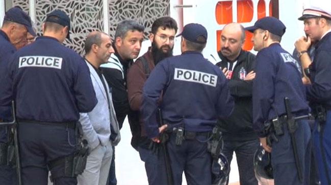 Monaco polisi Beiktal taraftarlar stada almad