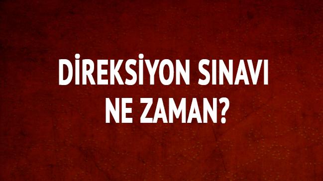 Direksiyon snav ne zaman yaplacak" 