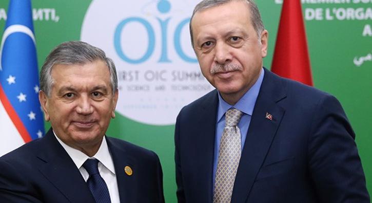 zbekistan Cumhurbakan Mirziyoyev'den Trkiye'ye ziyaret