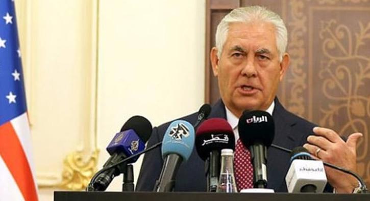 ABD'li Bakan Tillerson'a Pakistan'da orta dzeyli karlama