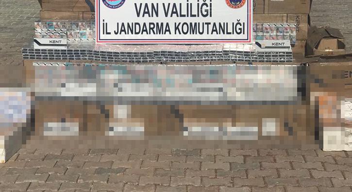 Vanda 211 bin 601 paket kaak sigara ele geirildi  