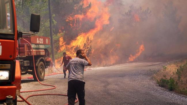 Antalya'da korkutan yangn