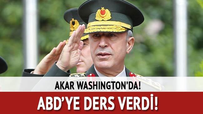 Genelkurmay Bakan Orgeneral Akar Washington'da