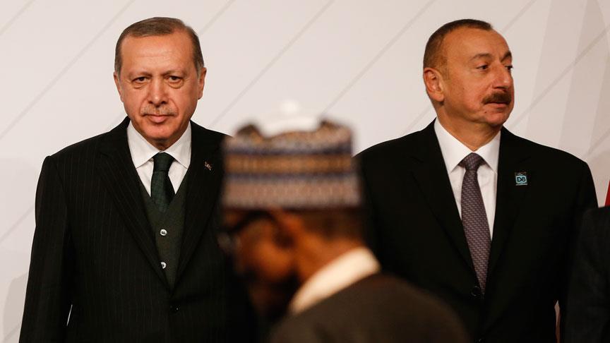 lham Aliyev'den Cumhurbakan Erdoan ve Babakan Yldrm'a kutlama mesaj