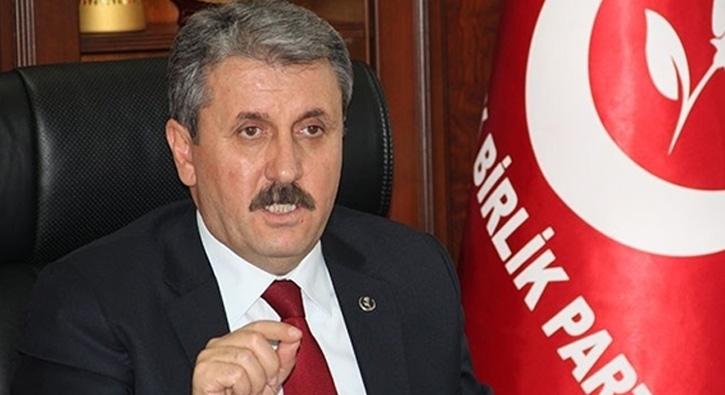 BBP Genel Bakan Mustafa Destici: ktidar partisini destekliyoruz
