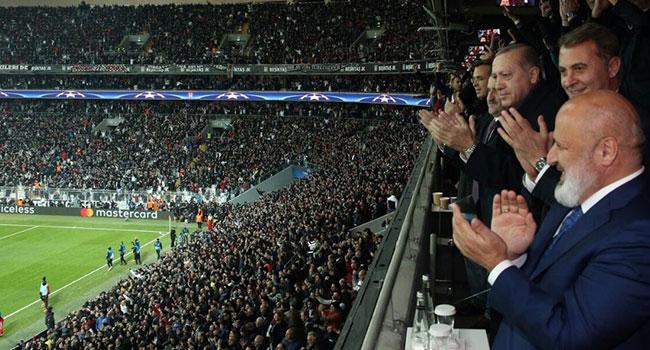 Cumhurbakan Erdoan, Beikta - Porto karlamasn takip edecek