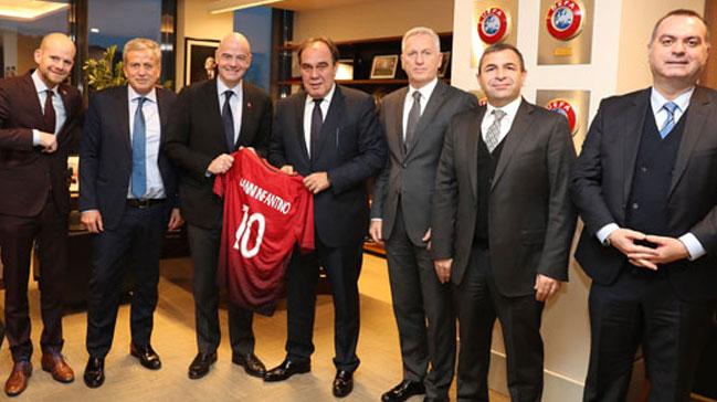 Infantino'dan TFF'ye ziyaret!