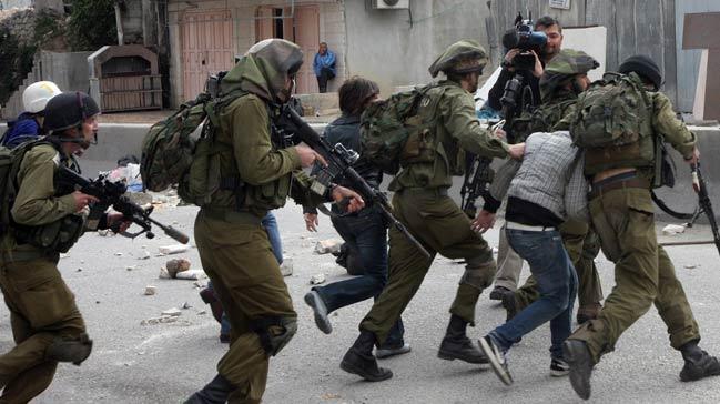 Filistin topraklarnda srail zulm devam ediyor! srail askerleri 7 Filistinliyi gzaltna ald