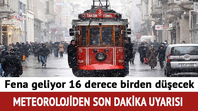 Fena geliyor 16 derece birden decek hava durumu tahmini