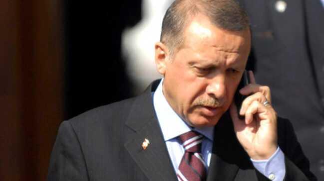 Cumhurbakan Erdoan'dan taziye telefonu