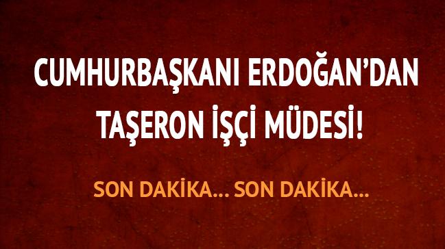 Cumhurbakan Erdoan'dan taeron ii aklamas 