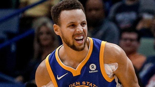 Warriors'ta Curry en az 2 hafta yok