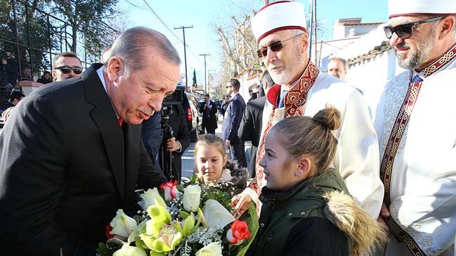 Cumhurbakan Erdoan Gmlcine'de