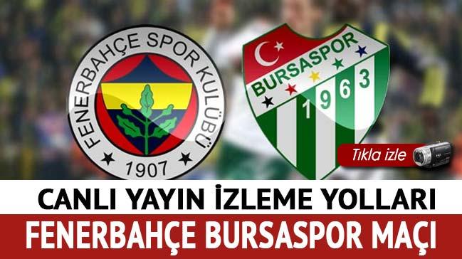 Fenerbahe Bursaspor ma sona erdi