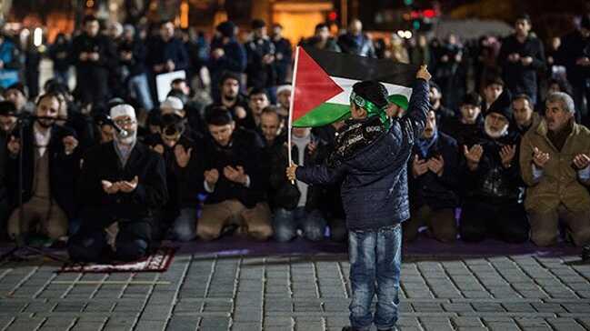 Ayasofya Meydan'nda 'Kuds' protestosu