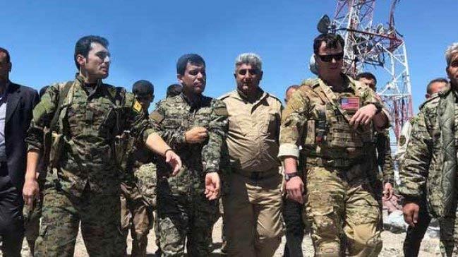 ABD, ngiliz ve Fransz askerler, YPG ve airet liderleriyle topland